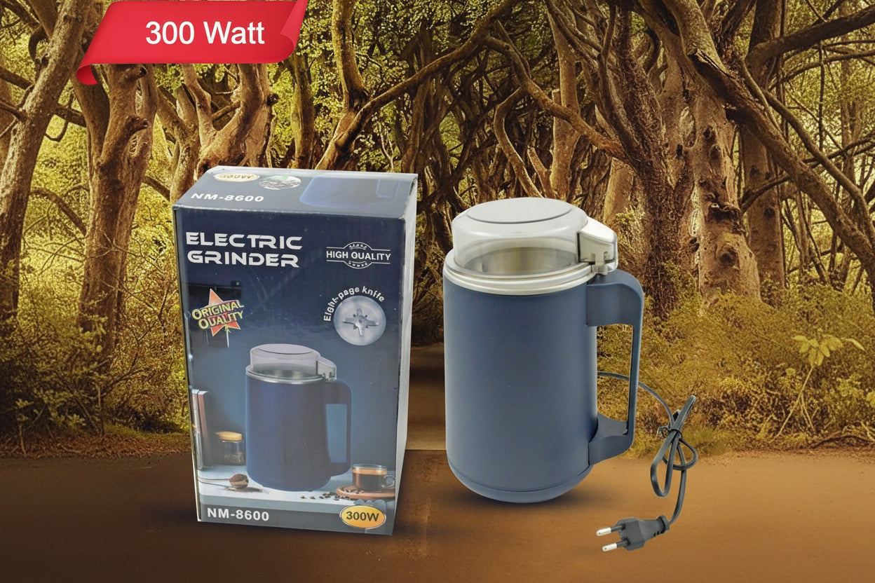 5846 Eletric Coffee Powder Grinding Machine Stainless Steel Electric Spice Grinder Fine Powder Multifunctional Powder Grinder For Kitchen Coffee Grinder Machine For Home (300 Watt)