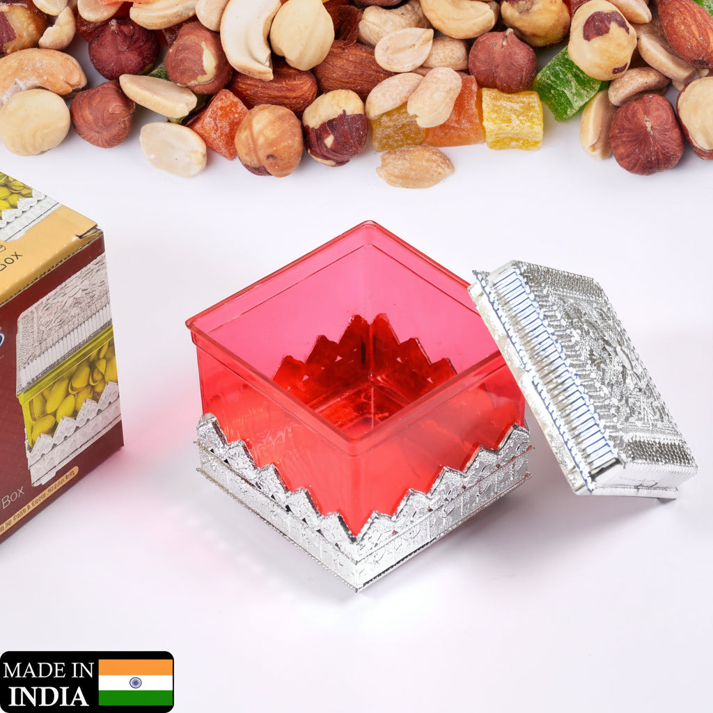 7129 Ruby Dryfruit Storage Container  Attractive Design Box For Home  Gifting  Kitchen Use