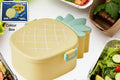 5729 Kids Lunch Box Cute Pineapple Shaped Bento Box With Fork Spoon Snack Candy Container Microwave Portable Office Lunch Box (1 Pc  With Spoon Fork  Color Box)