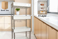 4 Layer Kitchen Rack For Holding And Placing Types Of Things