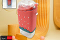 12555 Portable Cute Water Bottle For Kids Unique Ice Cream Shape Water Cup Popsicle Shaped Plastic Kettle With Straw Adjustable Shoulder Strap Bpa Free Leakproof (300 Ml)