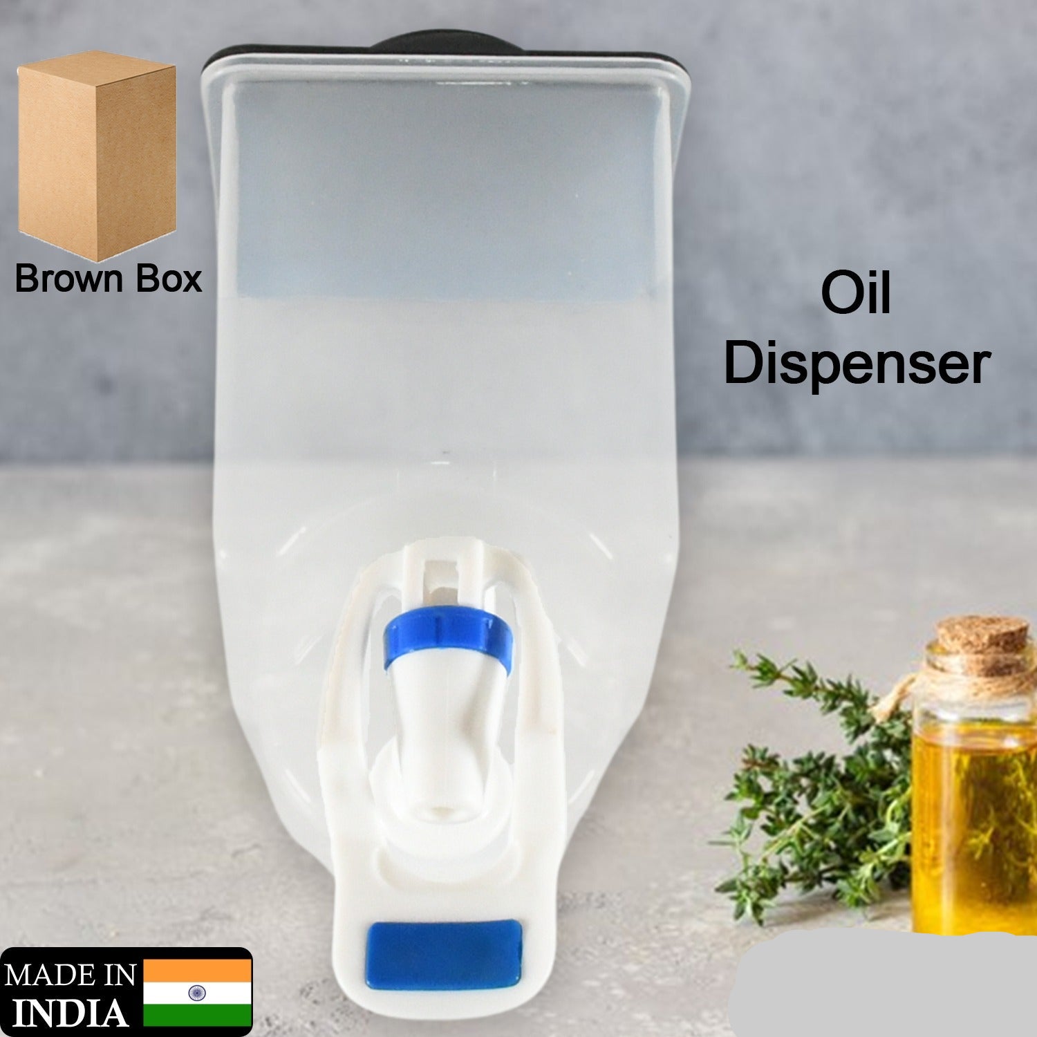 2972 Wall Mounted Oil Dispenser Bottle (1100ml Approx)